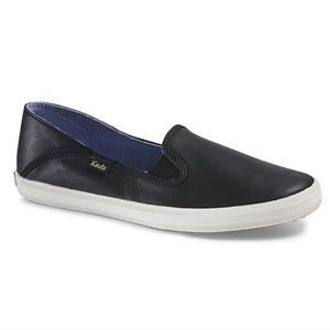 Black Leather Keds
